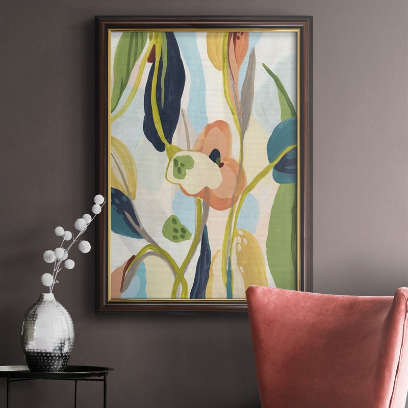 Toile encadrée de qualité supérieure - prête à être accrochée, H 20 po x l 16 po x P 2,5 po, Structure miel et pacane