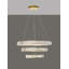 3 - Light Gold LED Crystal Pendant