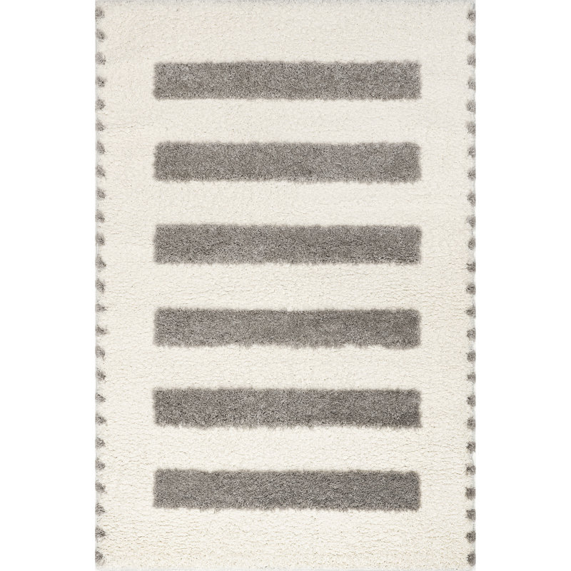 Tapis à poils longs Jasmina, Rectangle 4 pi x 6 pi
