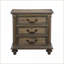 Table de chevet 3 tiroirs Traditional