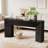 Sleek Side Table,Wooden Sofa Table,Modern Style Console Table-652482498