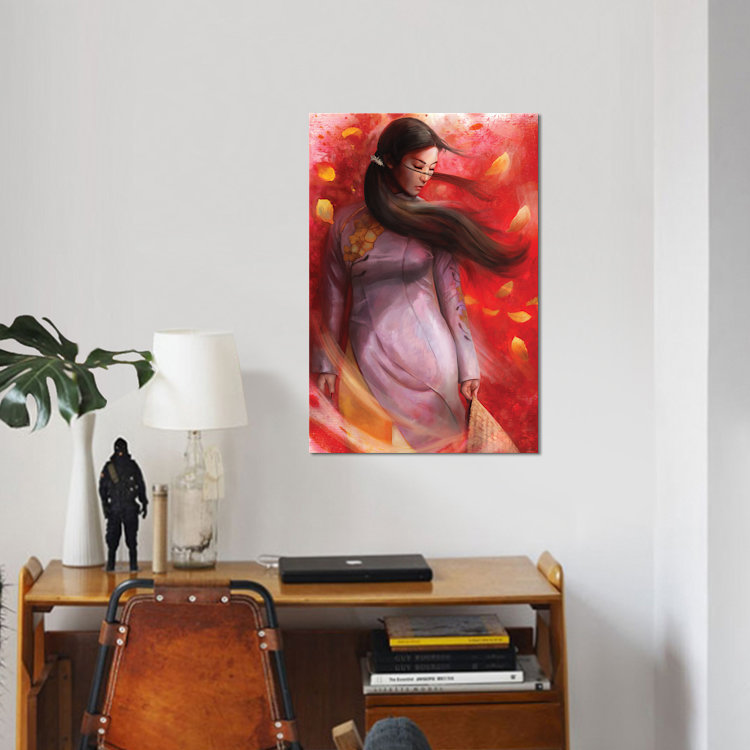 «Vietnam», impression sur toile, H 18 po x l 12 po x P 1,5 po, Toile tendue, Pas de tapis