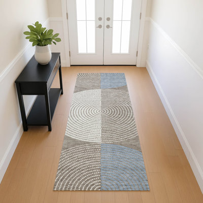 Machine Washable Indoor/Outdoor Jenning ACN2281 Geometric Rug