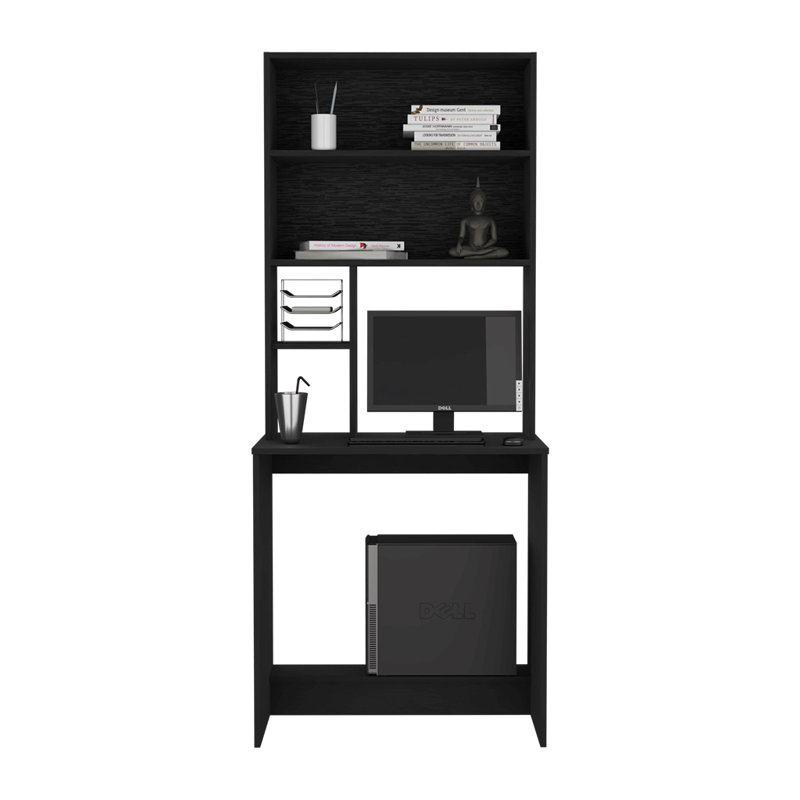 Computer Desk Monroe, Four Shelves