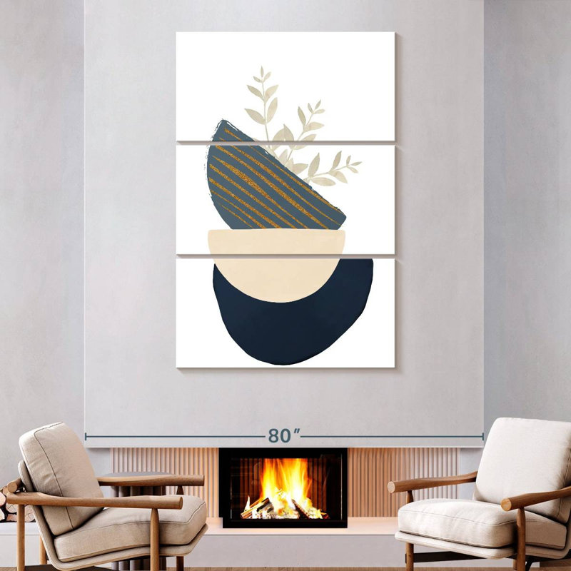 Harnek Boho Blue II, 74" H x 48" W