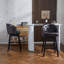 Ensemble de 2 tabourets de bar pivotants avec dossier pivotant à 360 ° en bois d'hévéa massif et repose-pieds pour bar et cuisine-1889048408