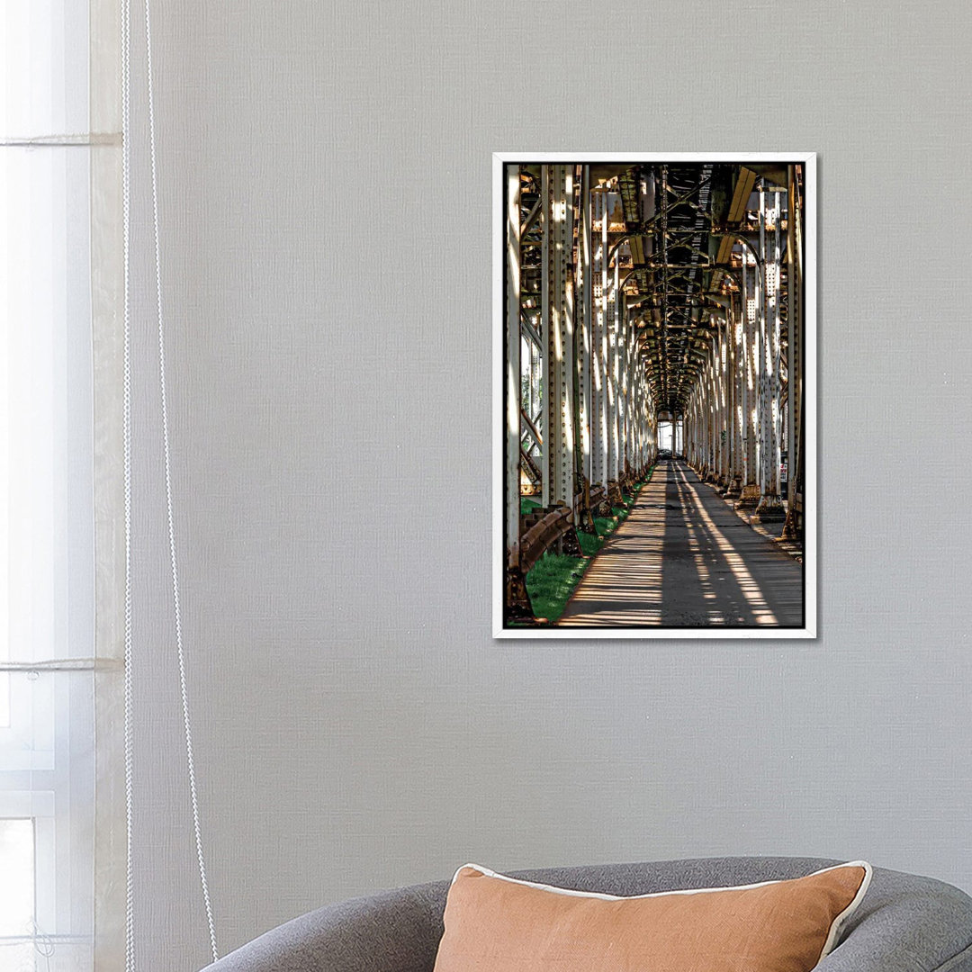 Sheridan Red Line L Tracks V3 von Raymond Kunst - Gallery-Wrapped Canvas Giclée on Canvas