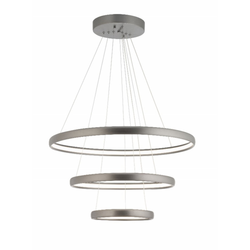 Lettie 3 - Light Silver LED Unique/Statement Pendant
