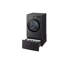 Tiroir de rangement sur pied 27 po LG, noir lisse