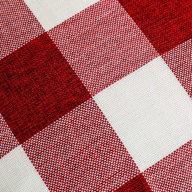 Housse de coussin Holiday 2019 Buffalo, Rouge, H 18 po x l 18 po