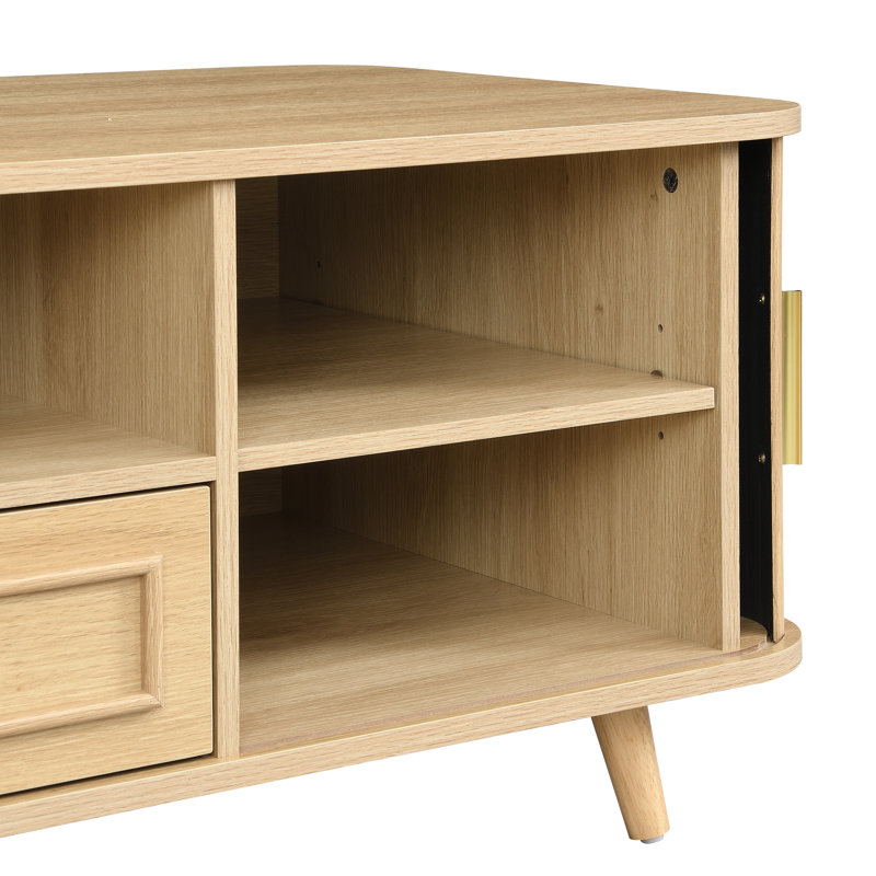 Kyra Multi-Storage Coffee Table, Natural