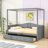 Aeriona Canopy Daybed with 2 Drawers-917037006