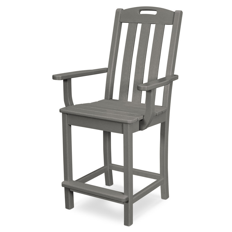 Fauteuil bar POLYWOOD Yacht Club, Dalle de pierre, Tabouret de bar 24 po