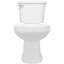 Levier de réservoir de poignée de toilette Avalon avec ensemble de remplacement de bras en plastique réglable, action de chasse simple, levier de toilette réglable, poignée de montage avant, chrome poli, 9 pouces, pour levier Mansfield