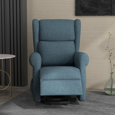 Fauteuil inclinable recouvert de tissu d'ameublement par william