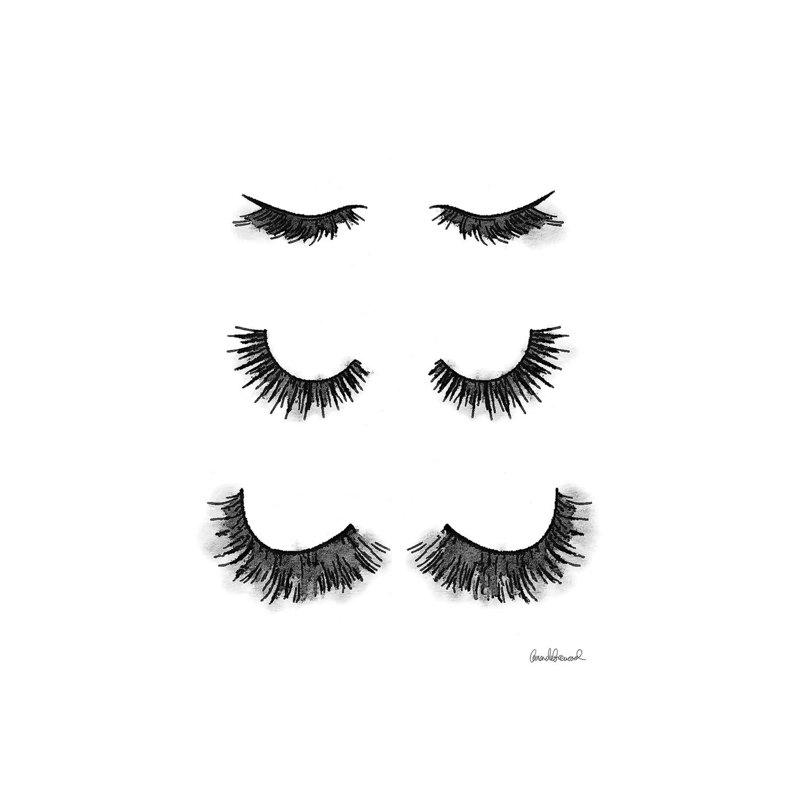 Lash Set by Amanda Greenwood - Painting on Canvas, 20.32 cm H x 30.48 cm W, Wrapped Canvas