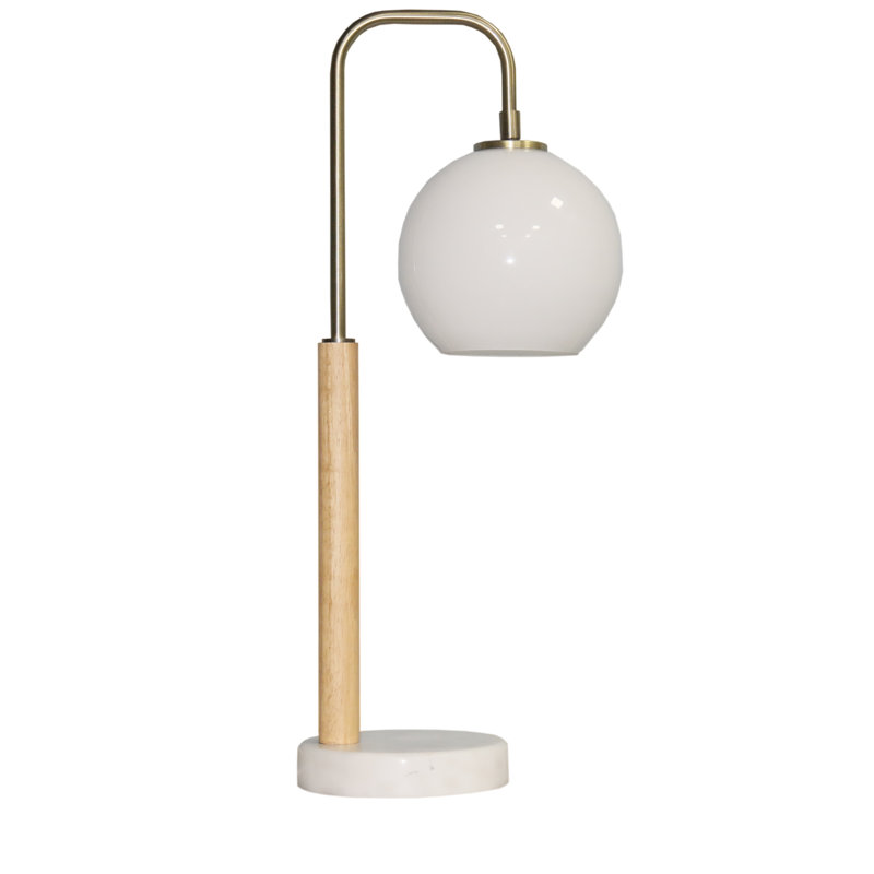 LAMPE DE TABLE KENDRA BLANC GLOBE