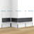Matte Black Aluminum Baseboard Accessories Right End Cap (Set of 4)-122435316