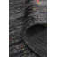Tapis de couloir gris chic de style Gabbeh 4 x 12 détails multicolores pour n'importe quelle pièce