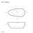 Plaisir 63" Freestanding Bathtub