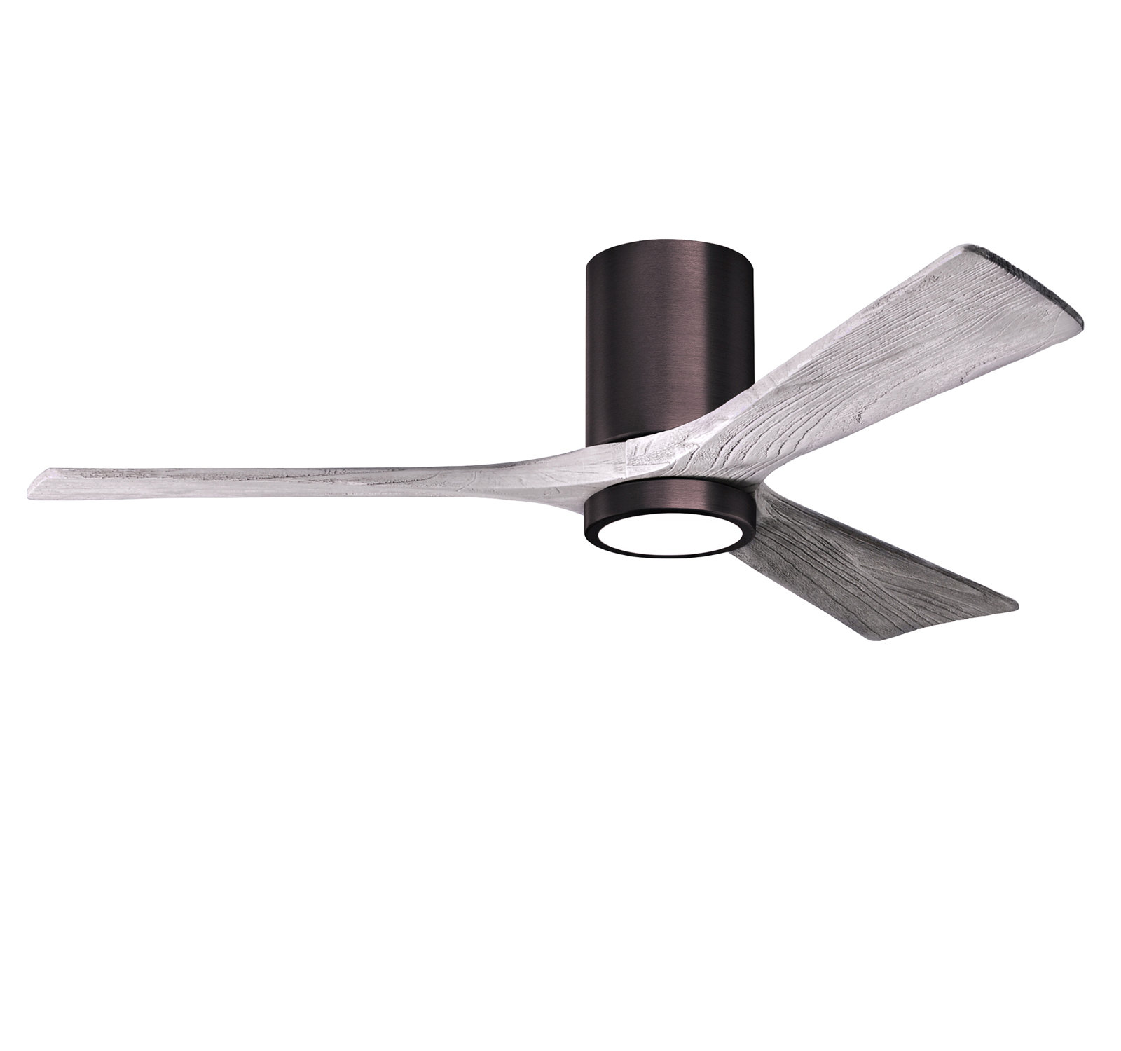 Olivier Ceiling Fan with LED Light Kit, Brushed Bronze, 52", Barn Wood Tone