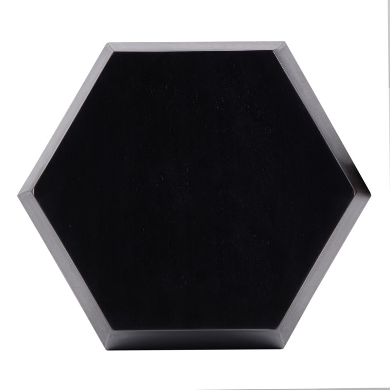 Dixon Solid Wood End Table, Black