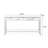Black Solid + Manufactured Wood Rectangular Console Table-1693296792-1693296795