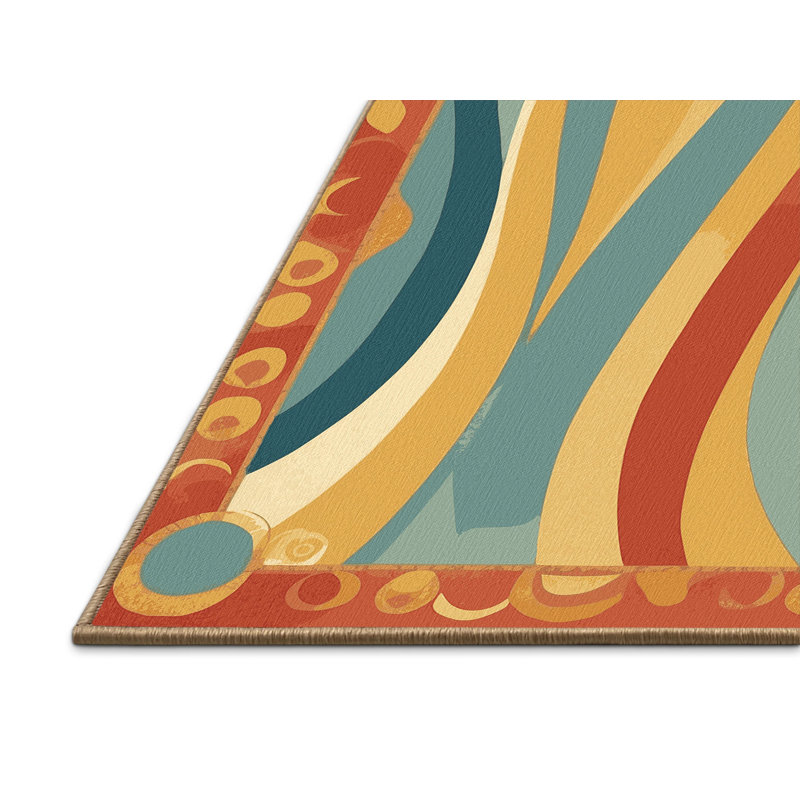 Groovy Curl Rug, Rectangle 8' x 12'
