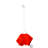 Dale Flame Handcrafted Glass 1-Light Track Pendant-29914047-29914048-29914065