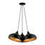 Luminaire suspendu grappe blanc brillant 3 lumières-2035413533