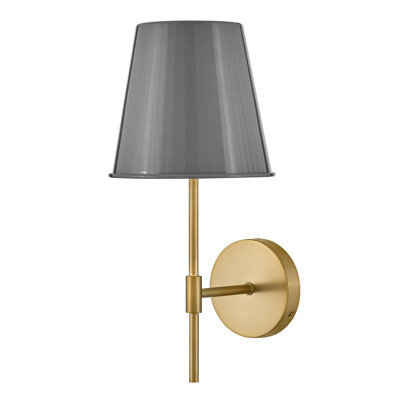 1-Light Wall Sconce with On/Off Switch & Optional Cord