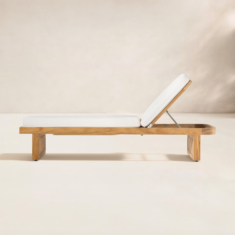 Merit Outdoor Teak Chaise Lounge
