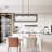 Bigyan 4 Light Kitchen Island Linear Pendant Lights-1561214115