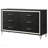 Black 6-Drawer Dresser Cabinet-2089205263