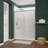 Halberd Series 60'' - W x 72'' H Single Added Door Framed Shower Door with TSUNAMI GUARD-49718880