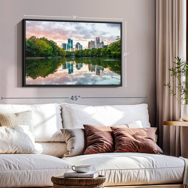 Impression sur toile Midtown Atlanta Park, H 21 po x l 31 po