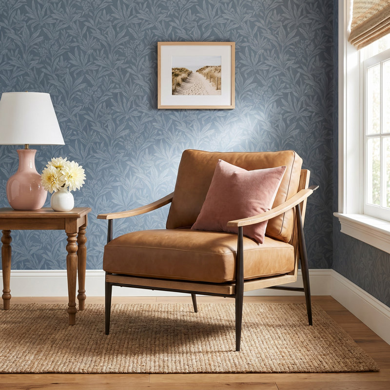 Paralimni Club Armchair, Kerbey Ivory Polyester Blend