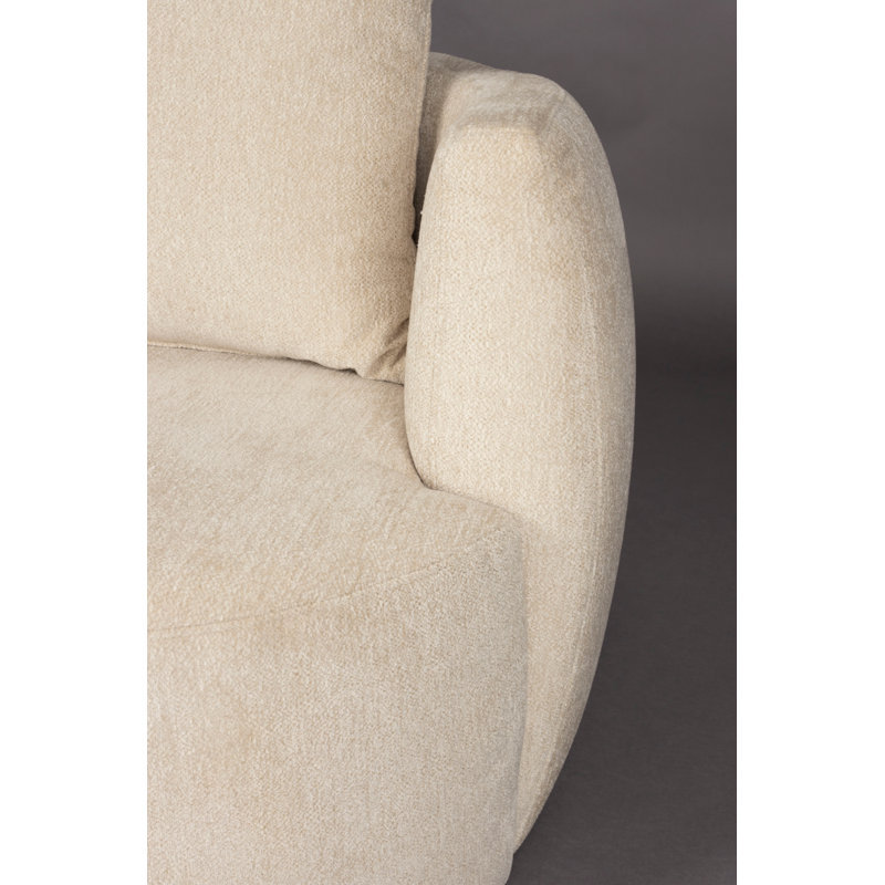 Méridienne d'appoint 42 po, Beige
