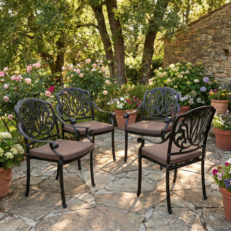 Stacking Patio Dining Armchair