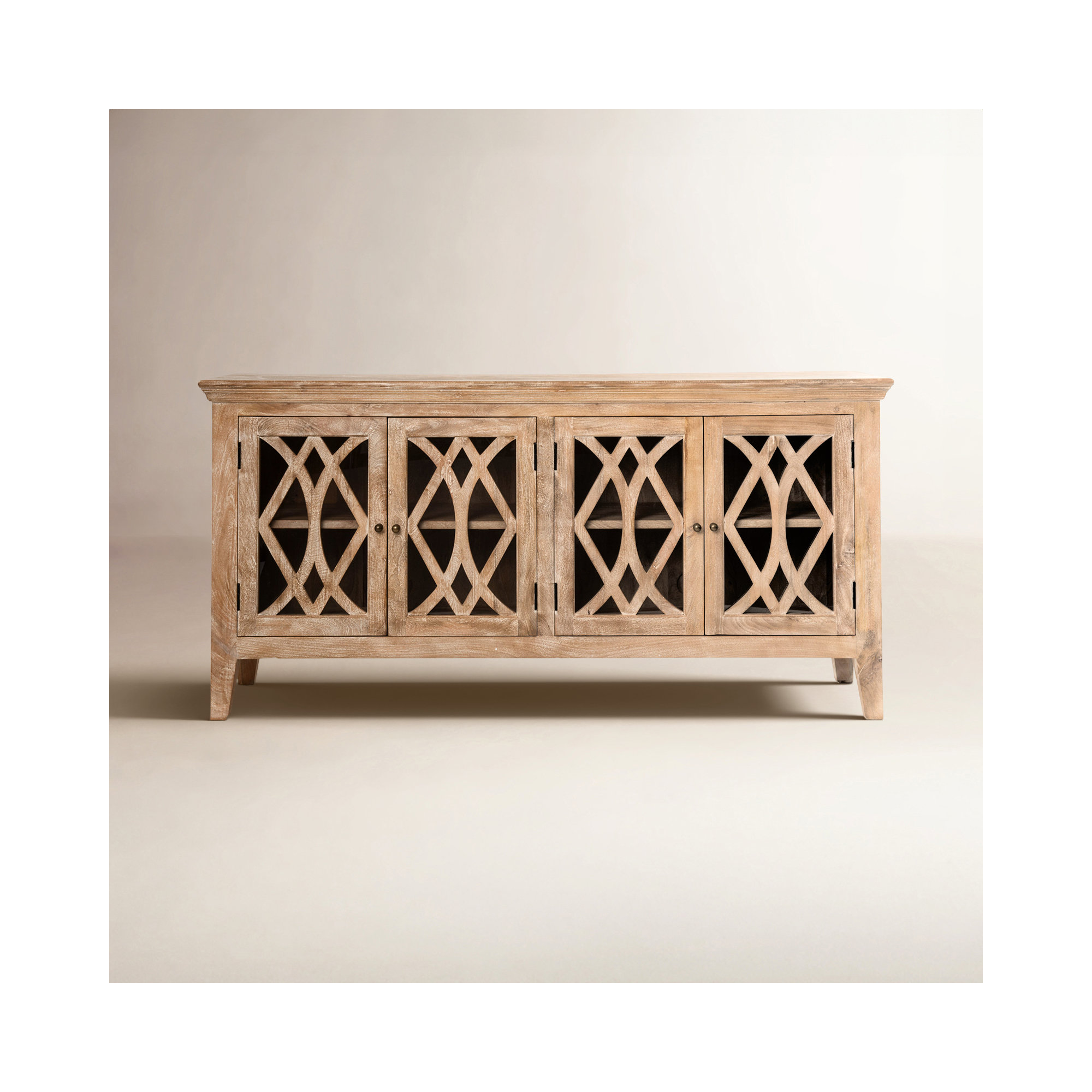 Myles 80" Solid Wood Sideboard, Dogwood
