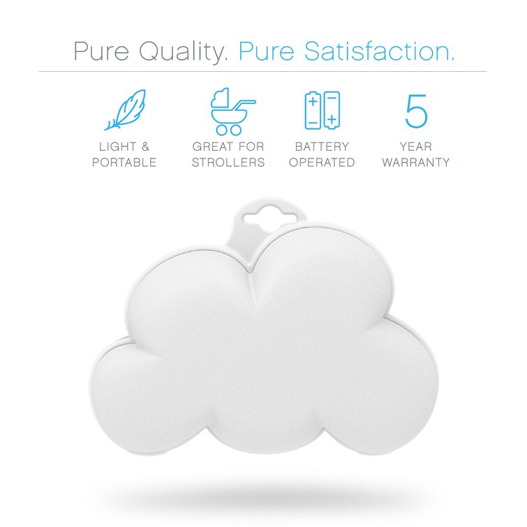 Pure Enrichment Baby Cloud Portable Sound Machine and Color-Changing Night Light