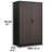 Metal Storage Cabinet With Locking Doors And Adjustable Shelf-1284996044
