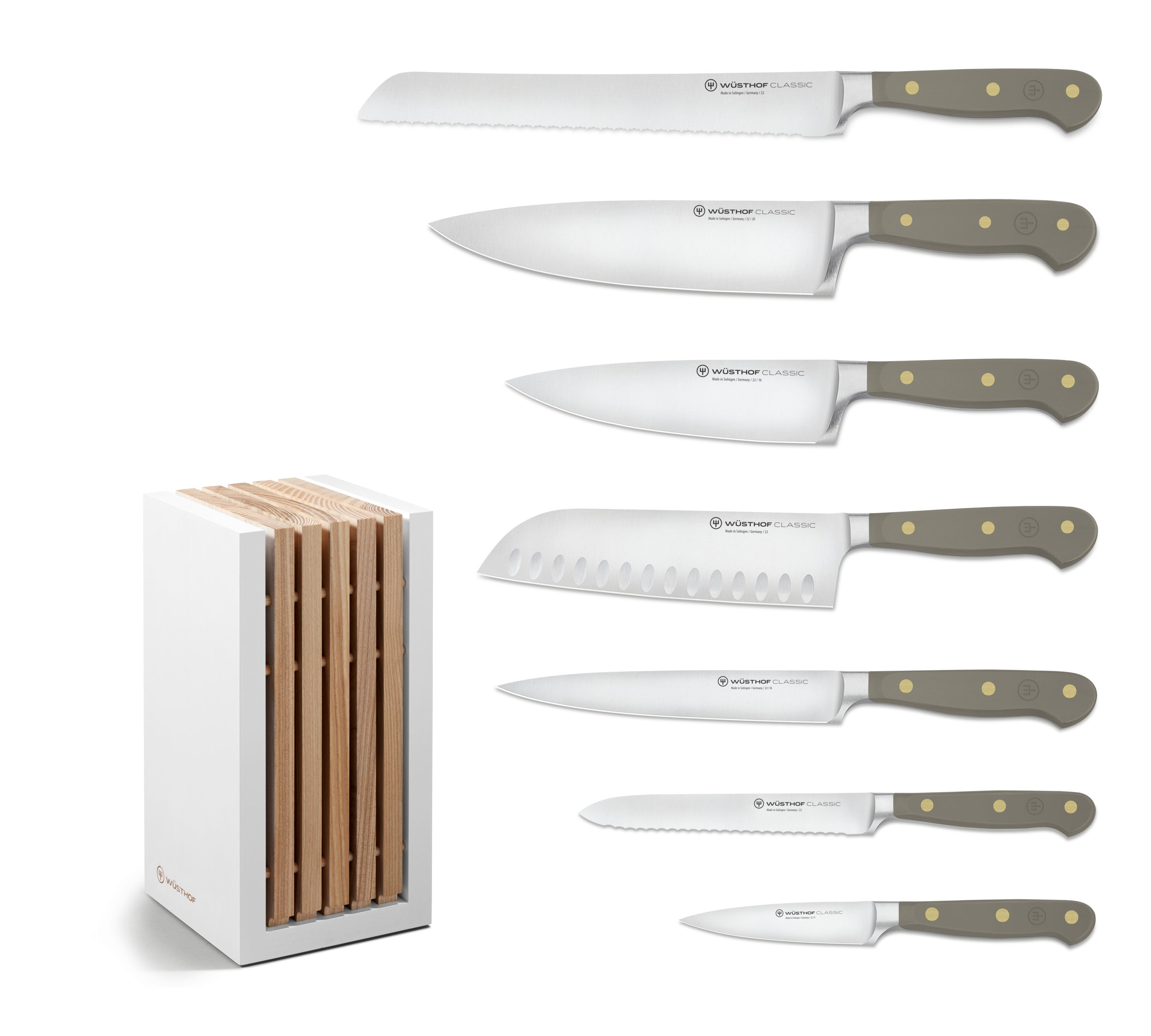 ZWILLING Professional S 7-pc Knife Block Set - Rustic White, 7-pc