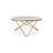 Fulton Marble Top Coffee Table-779913648