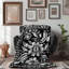 Floral mexicain à encre - Couverture Sherpa de qualité supérieure 1 pièce-1491282761