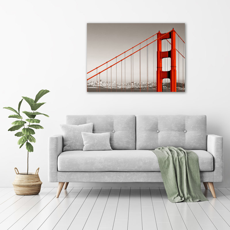 San Francisco Bridge - Wrapped Canvas Print