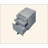 Faux Concrete & Silver Finish File Cabinet