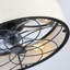 Ventilateurs de plafond encastrés en tissu de coton 20 po 