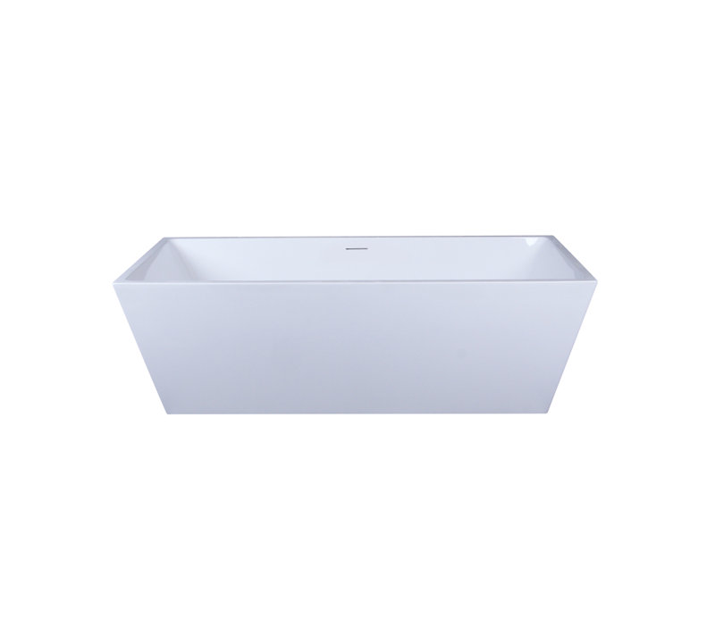 Turner 72'' x 31'' Soaking Acrylic Bathtub, White