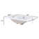KGAR 18.5'' White Ceramic Rectangular Drop-in Bathroom Sink